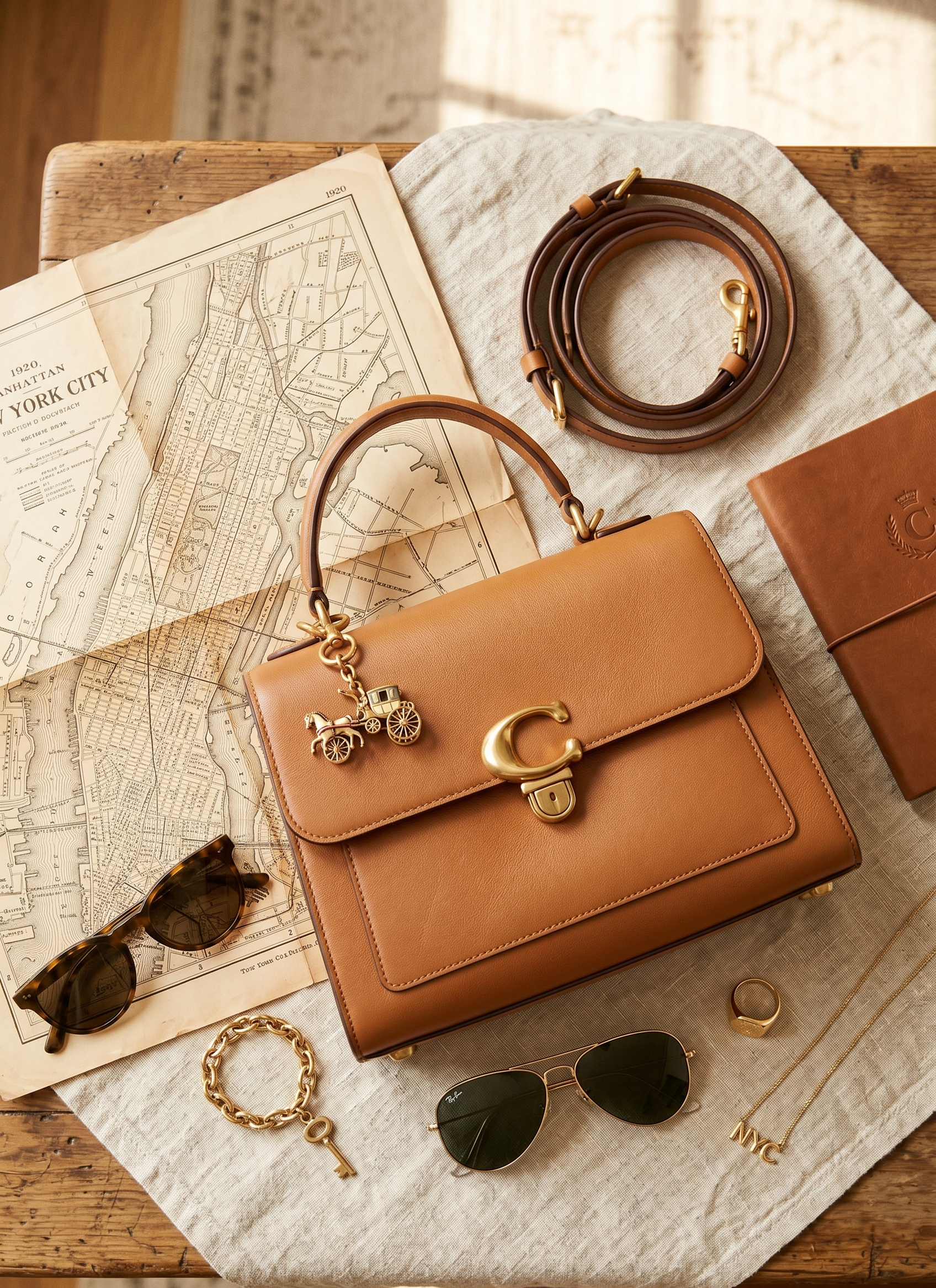 Coach amerikanisches Leder-Handwerk seit 1941 aus New York